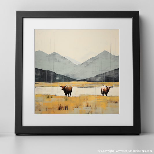 Highland Serenity: Cows of Glencoe