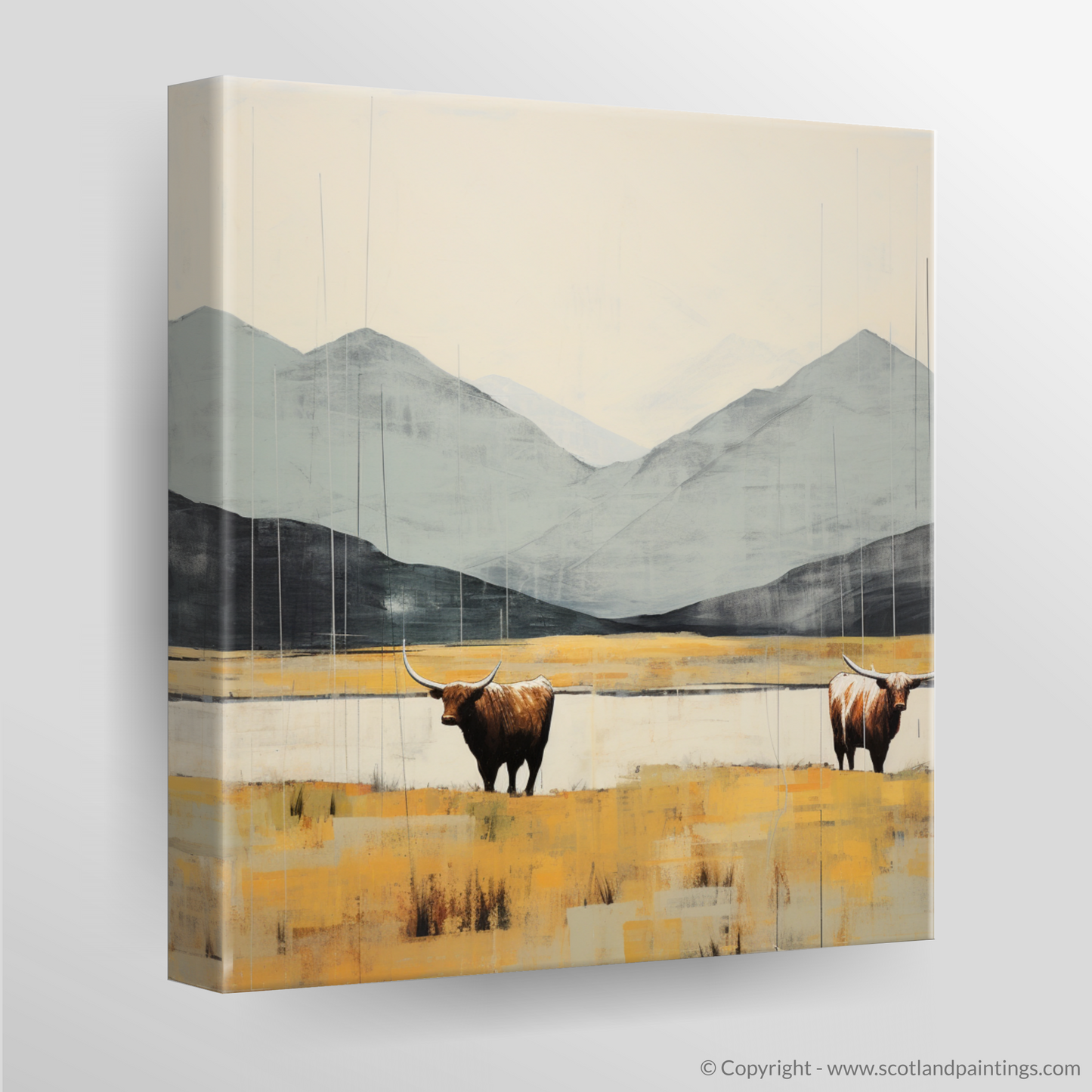 Highland Serenity: Cows of Glencoe