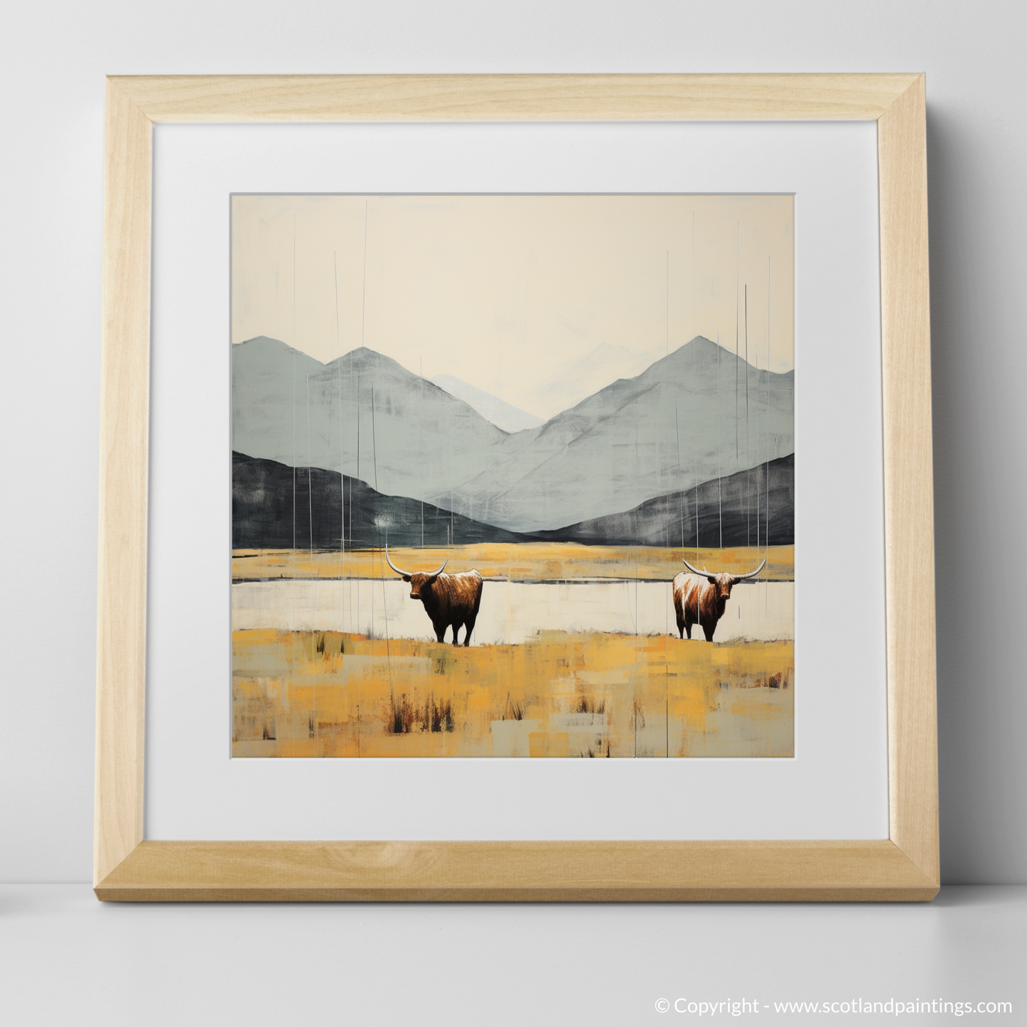 Highland Serenity: Cows of Glencoe
