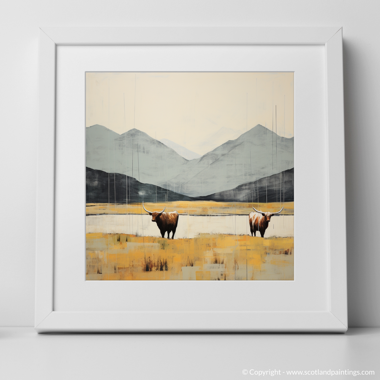 Highland Serenity: Cows of Glencoe