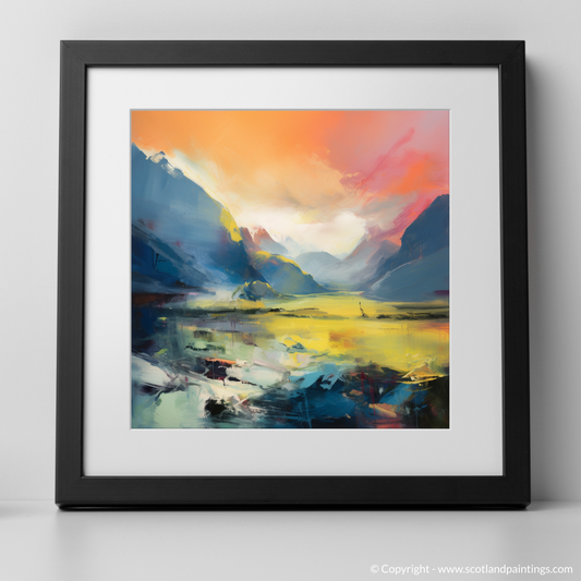 Highland Twilight: An Abstract Homage to Glencoe's Skies