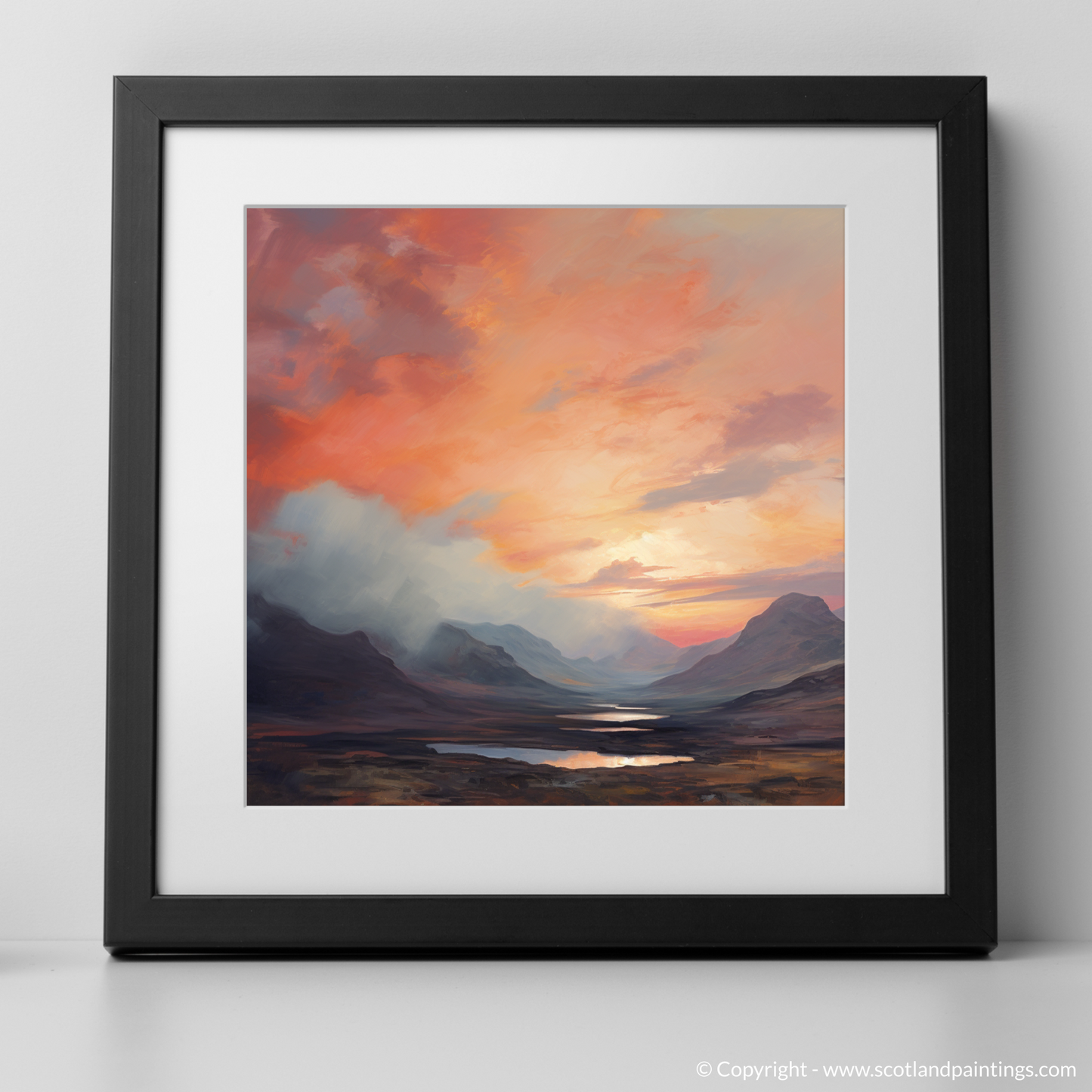 Whispers of Glencoe: A Sunset Serenade