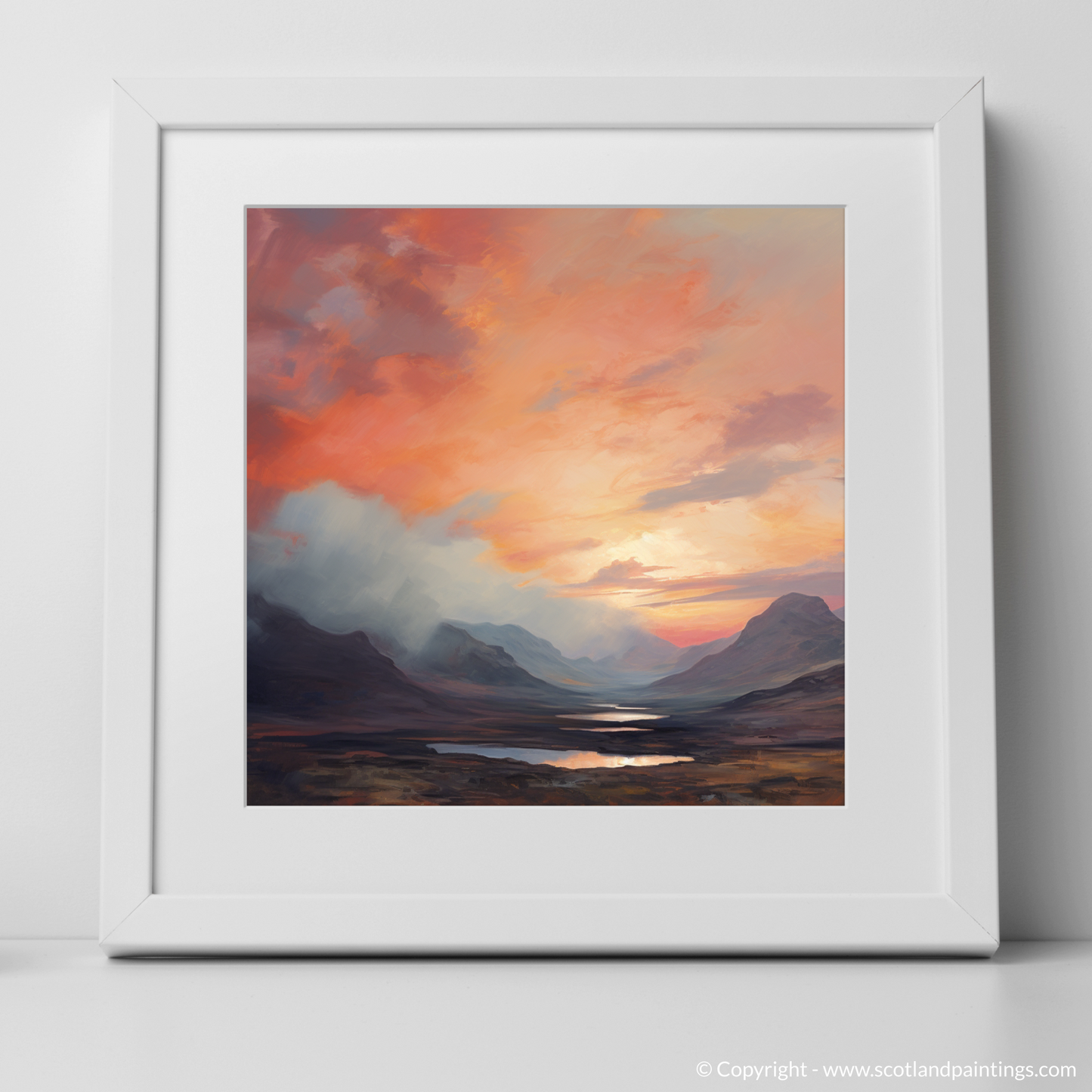 Whispers of Glencoe: A Sunset Serenade