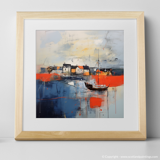 Tempestuous North Berwick Harbour: An Abstract Scottish Seascape