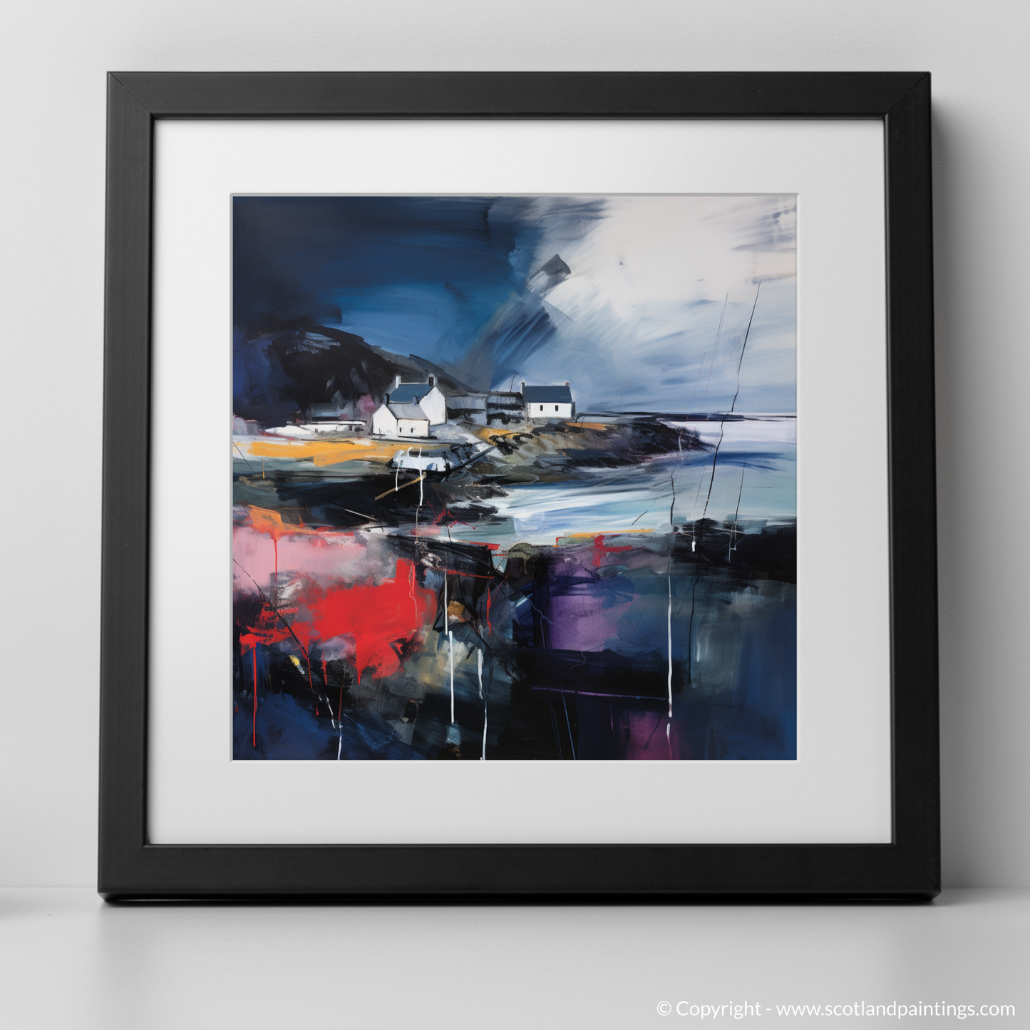 Stormy Symphony: The Abstract Essence of Cullen Harbour