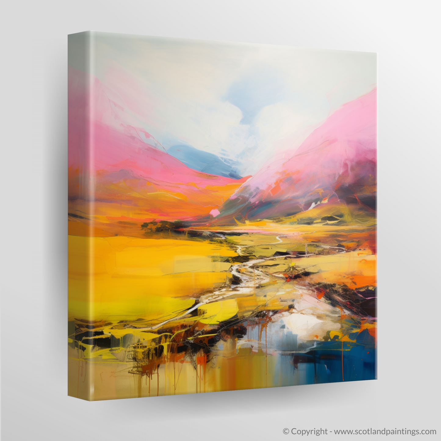 Highland Radiance: An Abstract Ode to Glen Strathfarrar