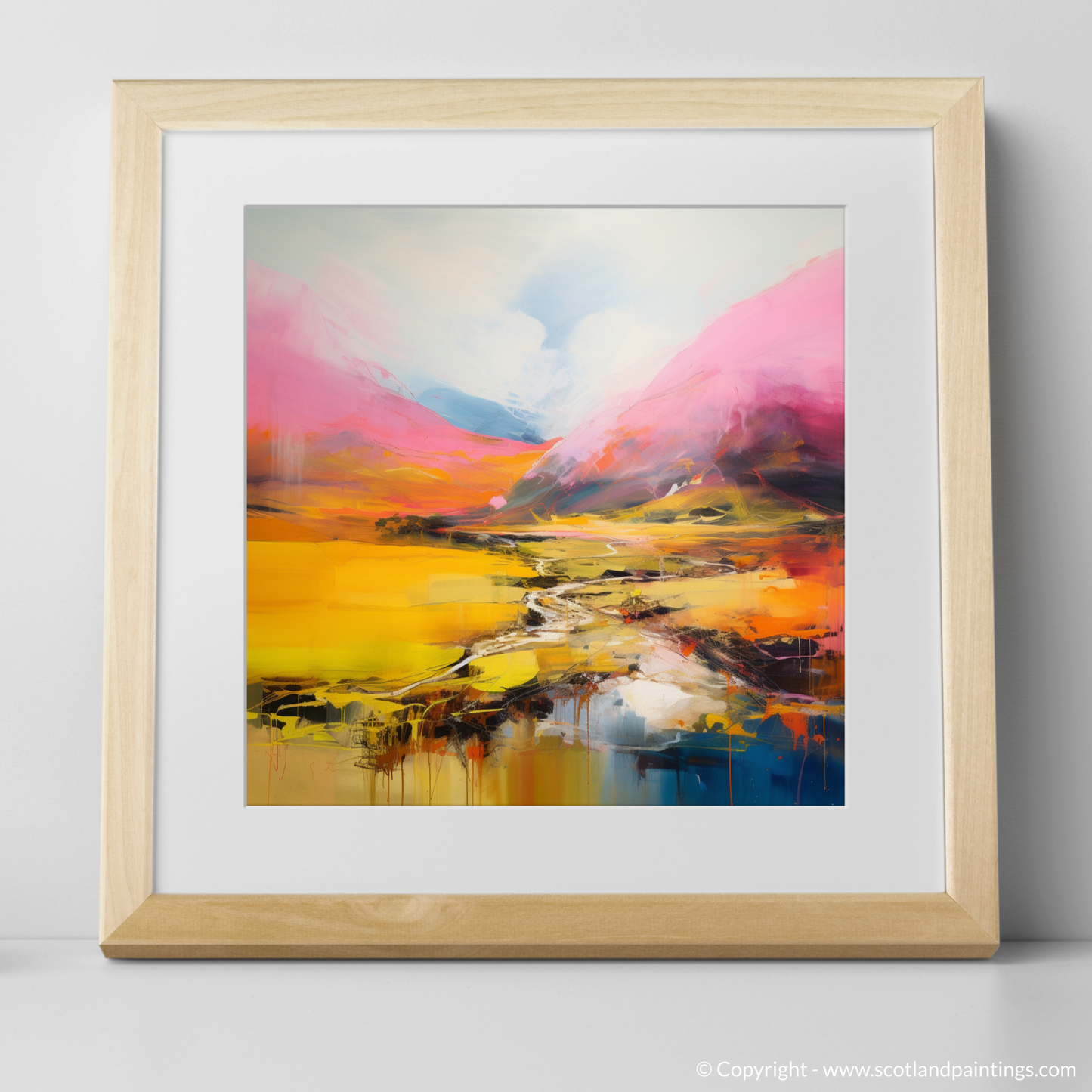 Highland Radiance: An Abstract Ode to Glen Strathfarrar