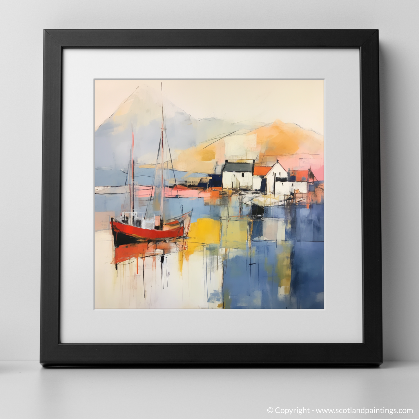 Abstract Essence of Ullapool Harbour