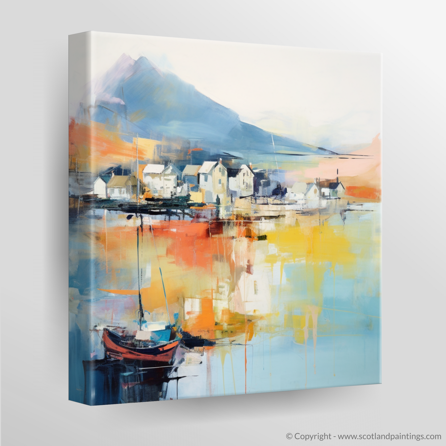 Harbour Hues: An Abstract Ode to Ullapool