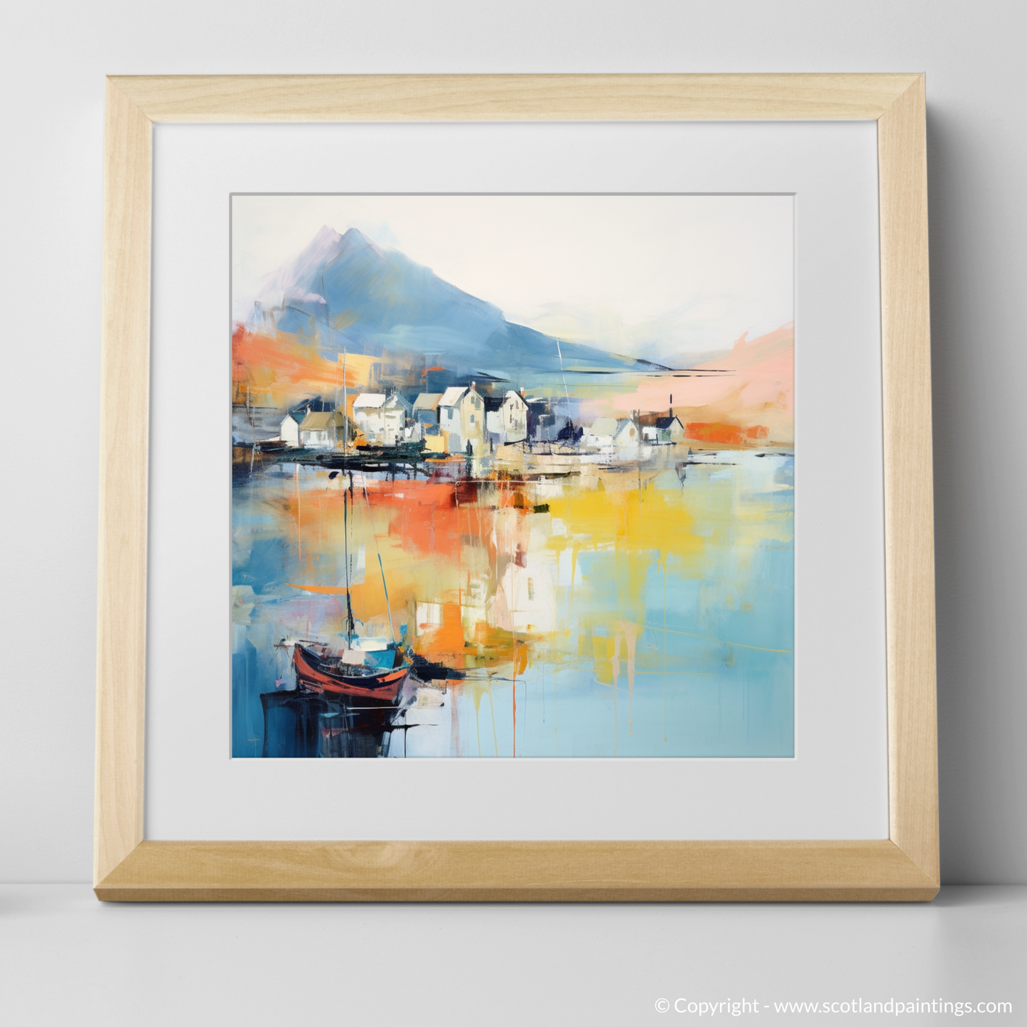 Harbour Hues: An Abstract Ode to Ullapool