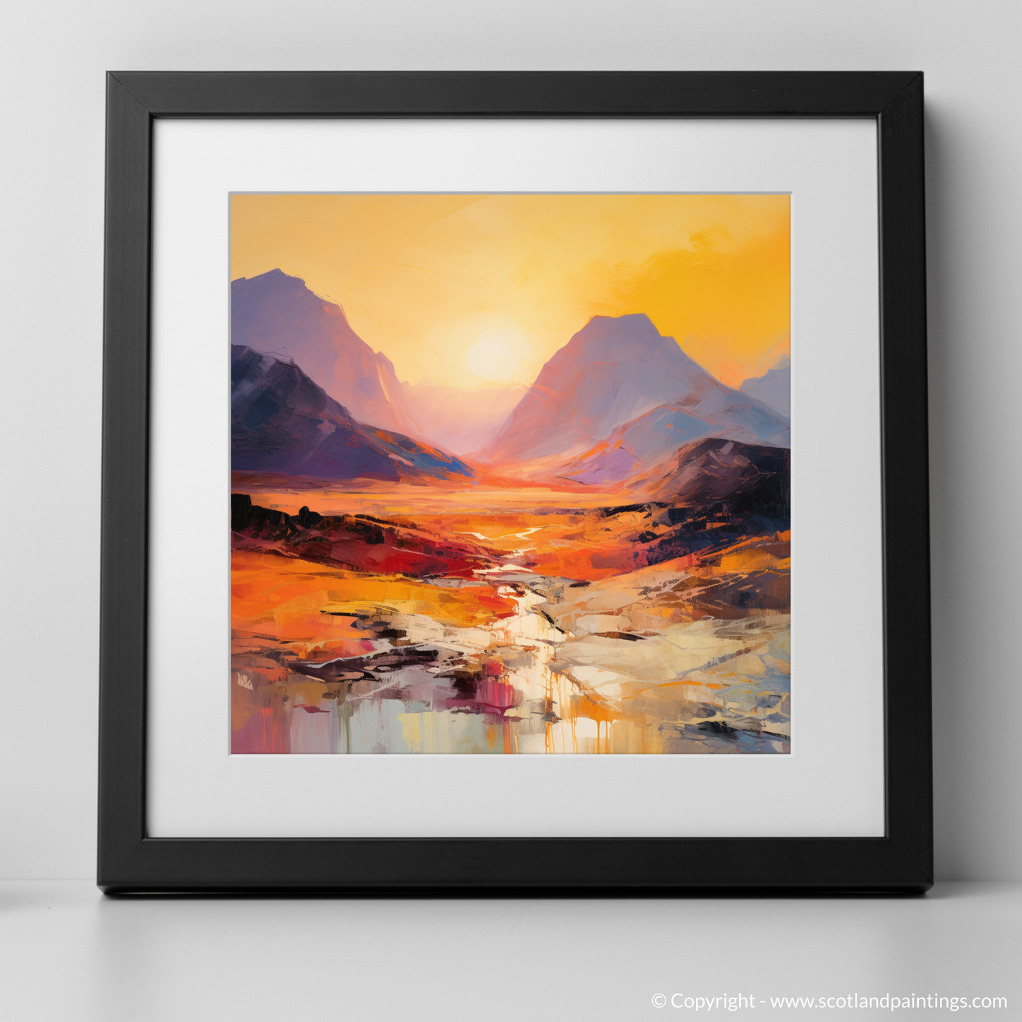 Golden Hour Reverie at Buachaille Etive Mor