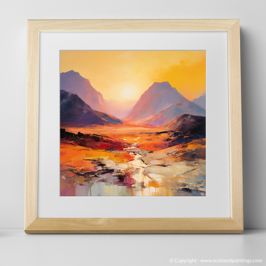 Golden Hour Reverie at Buachaille Etive Mor