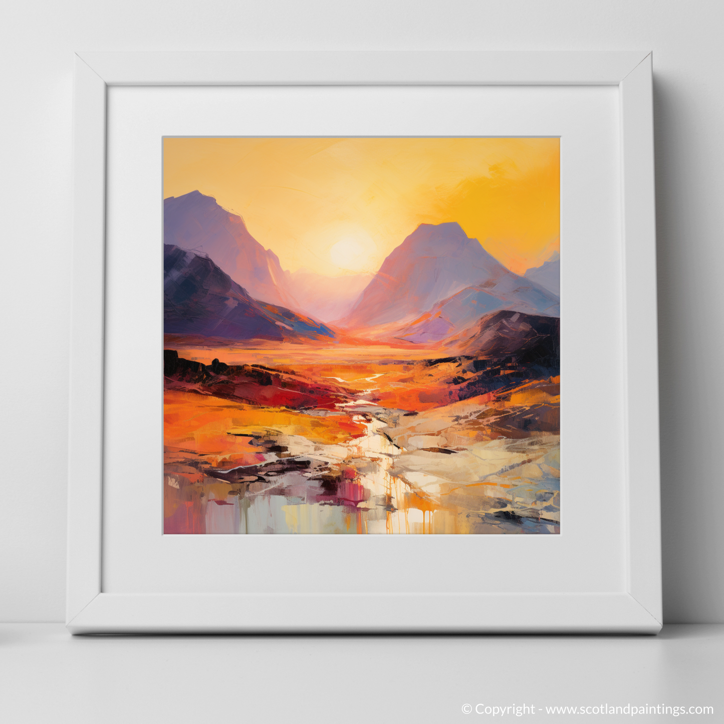 Golden Hour Reverie at Buachaille Etive Mor