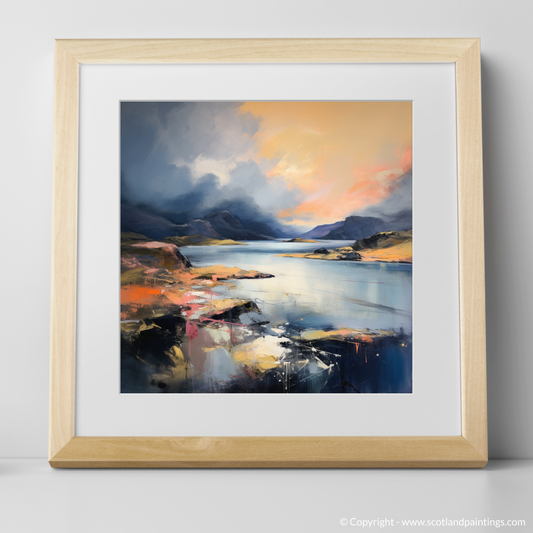 Storm's Embrace: An Abstract Tribute to Shieldaig Bay