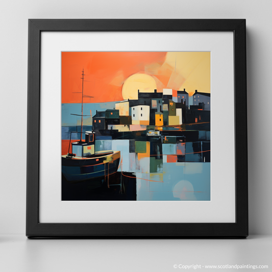 Stonehaven Harbour at Dusk: An Abstract Coastal Reverie