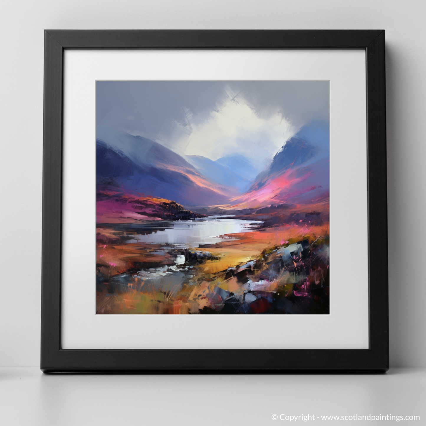 Highland Serenade: An Expressionist Ode to Glen Shiel