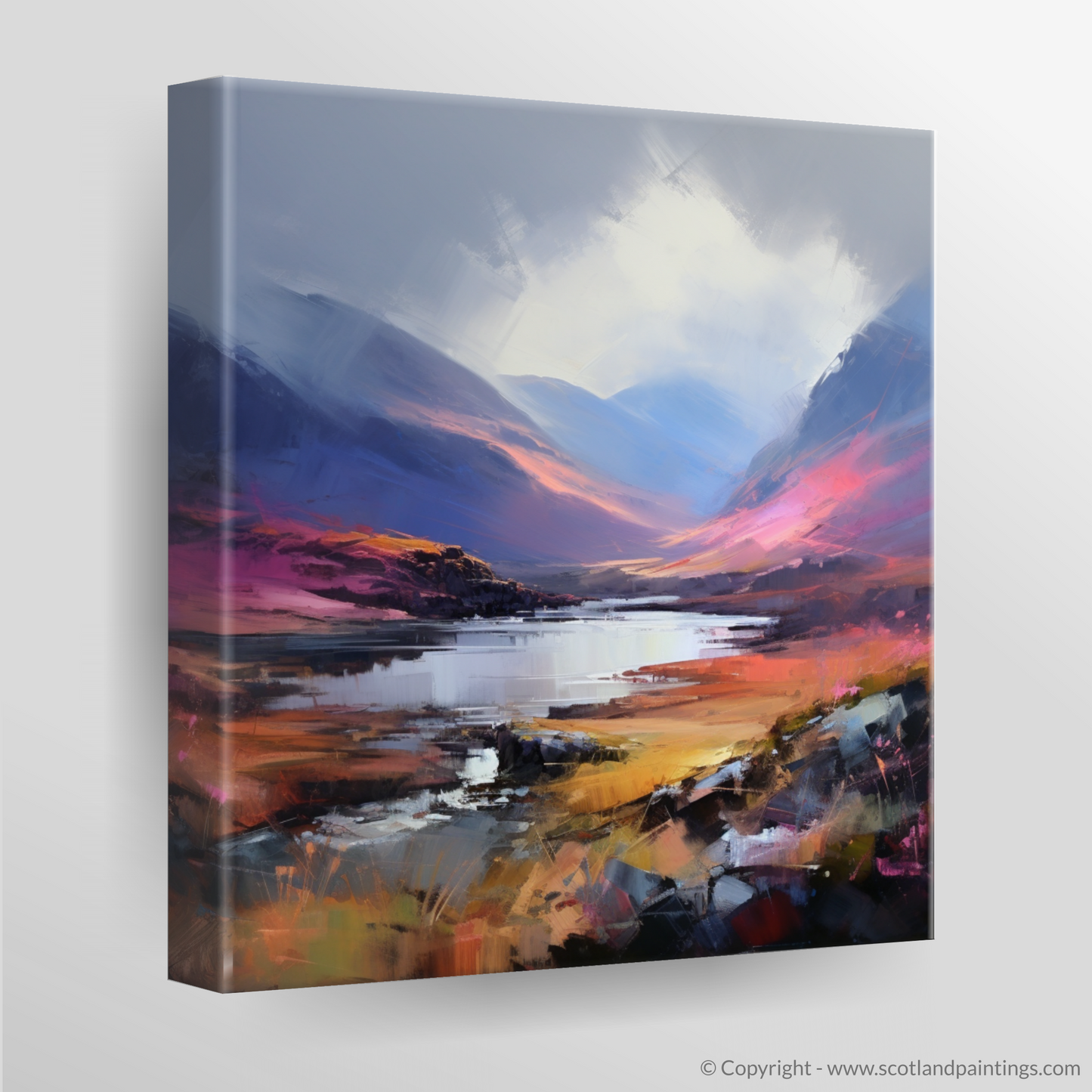 Highland Serenade: An Expressionist Ode to Glen Shiel