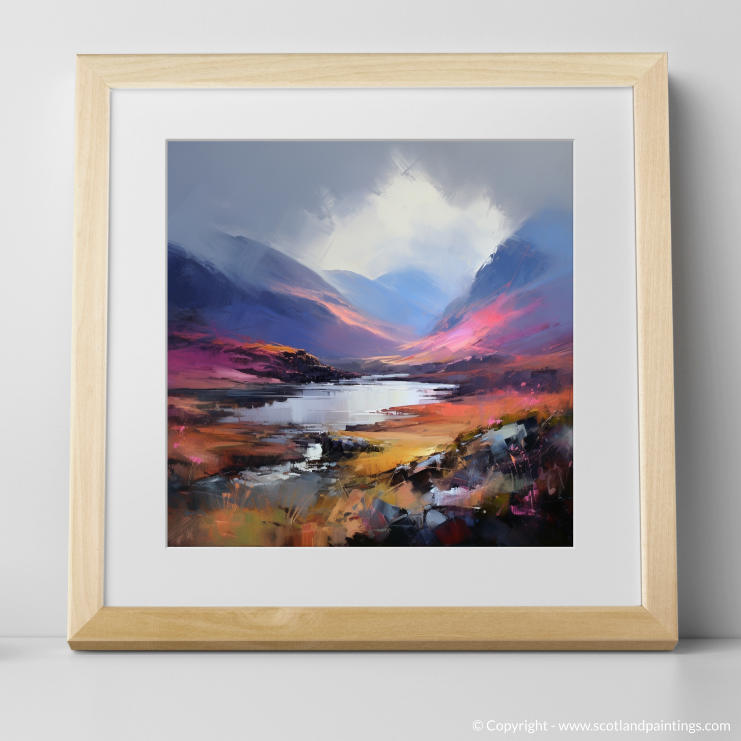 Highland Serenade: An Expressionist Ode to Glen Shiel