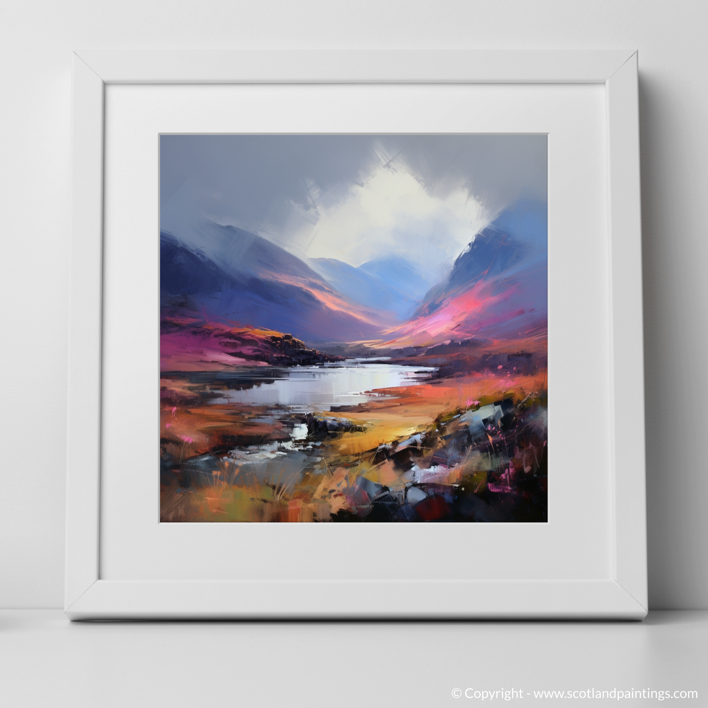 Highland Serenade: An Expressionist Ode to Glen Shiel