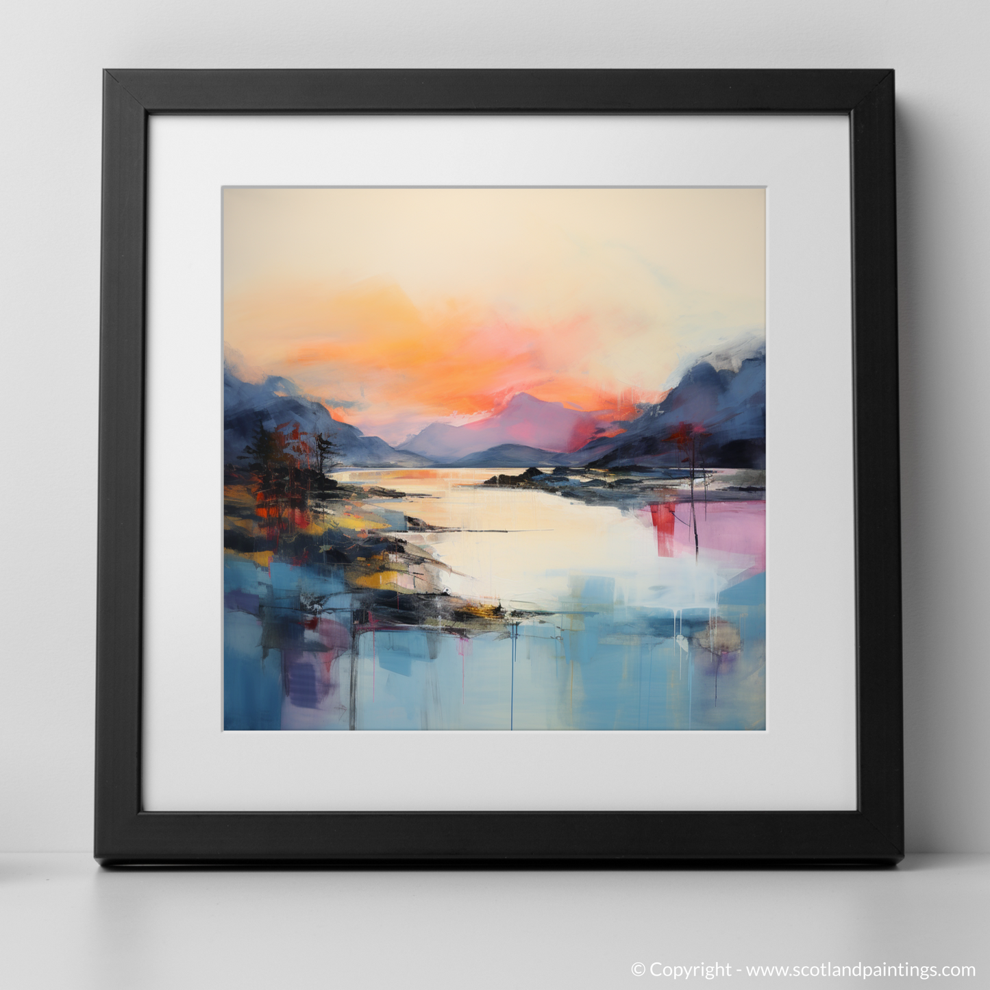 Dusk at Shieldaig Bay: An Abstract Ode to Scottish Coves