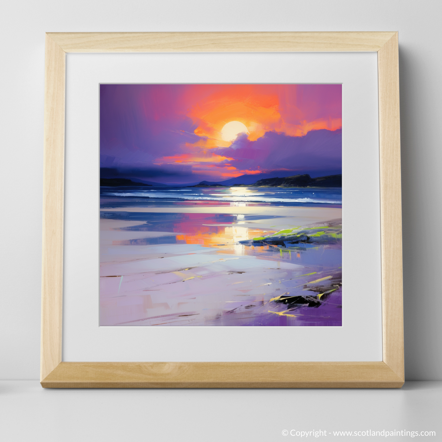 Dusk Embrace at Camusdarach Beach