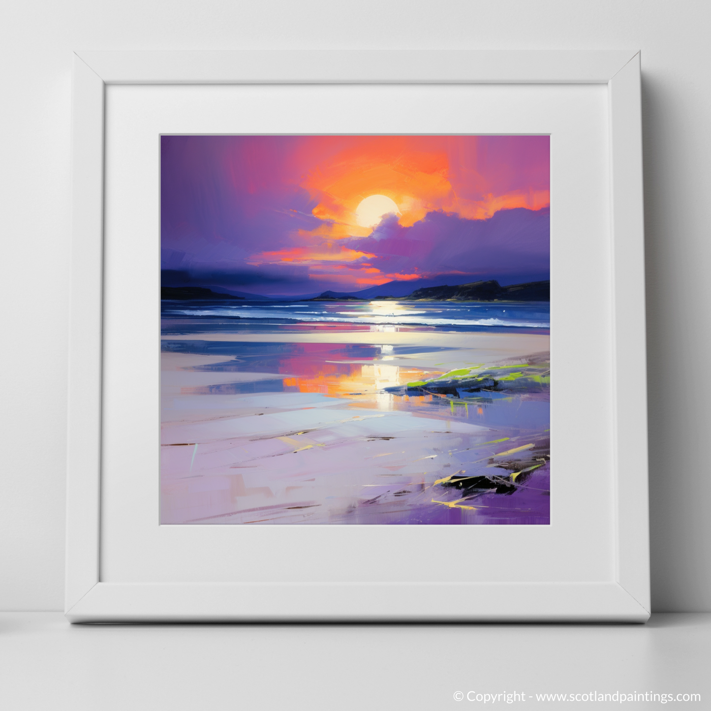 Dusk Embrace at Camusdarach Beach