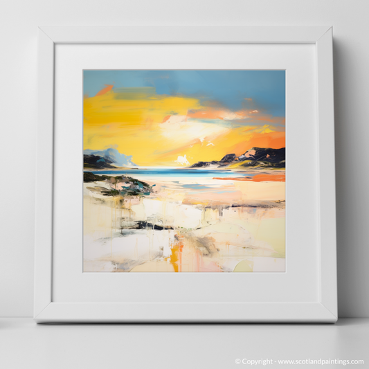 Golden Hour at Camusdarach Beach: An Abstract Reverie