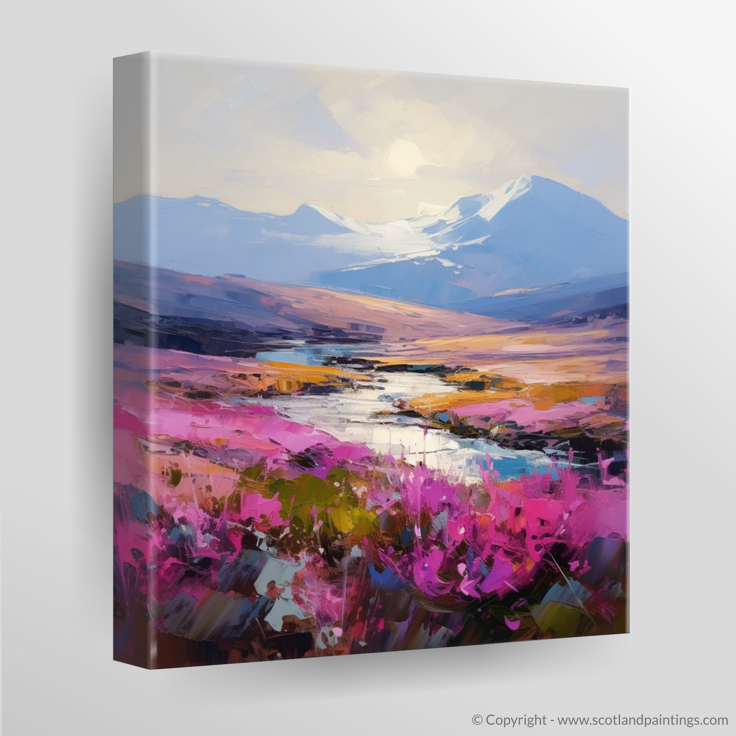 Alpine Jewel: An Expressionist Ode to Moss Campion