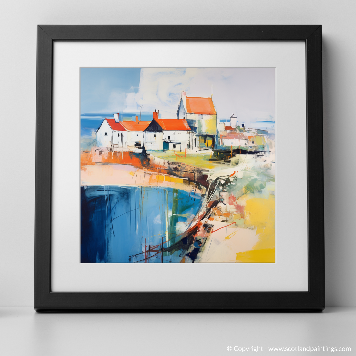 Crail Essence: An Abstract Ode to Scottish Village Charm