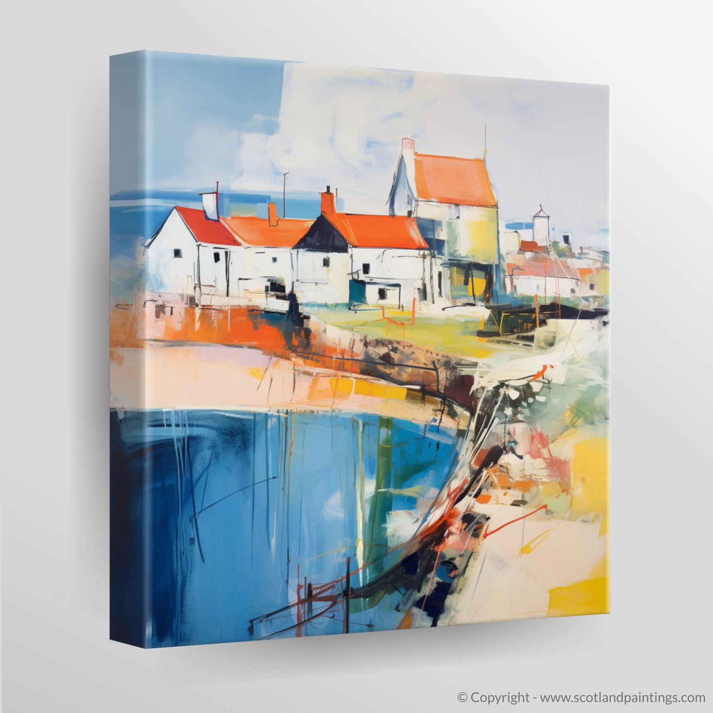 Crail Essence: An Abstract Ode to Scottish Village Charm