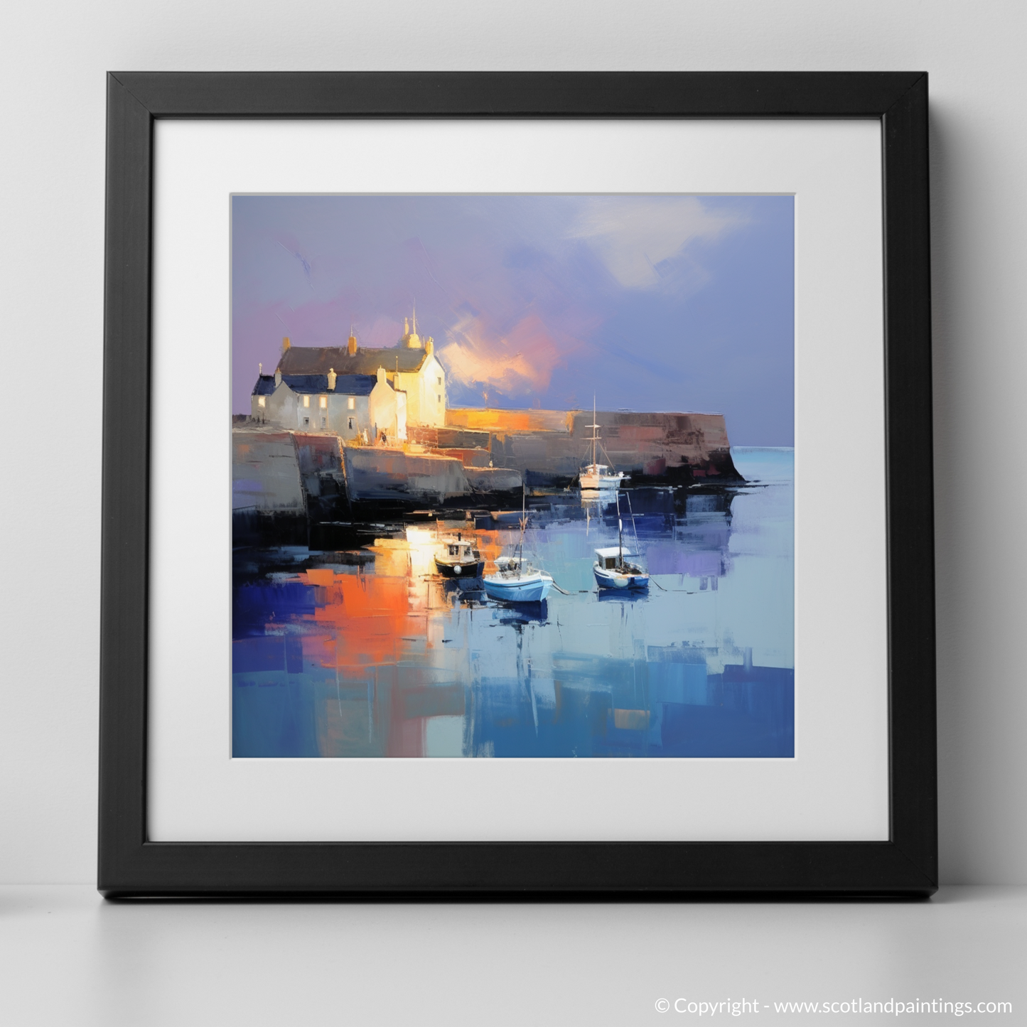 Dusk Embrace at Crail Harbour