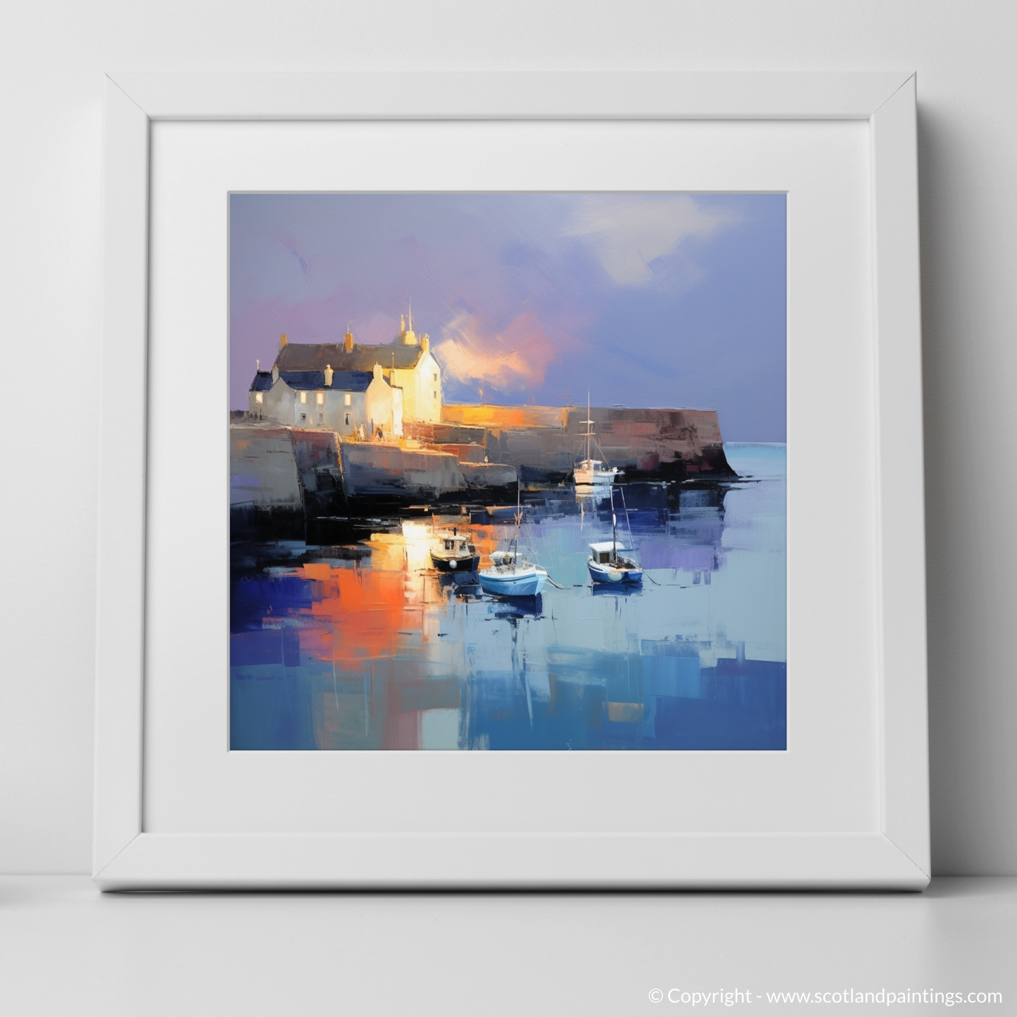 Dusk Embrace at Crail Harbour