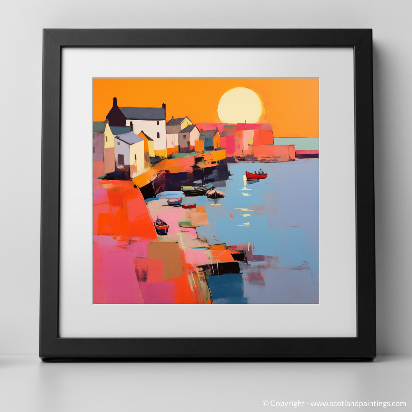 Crail Harbour Sunset Symphony