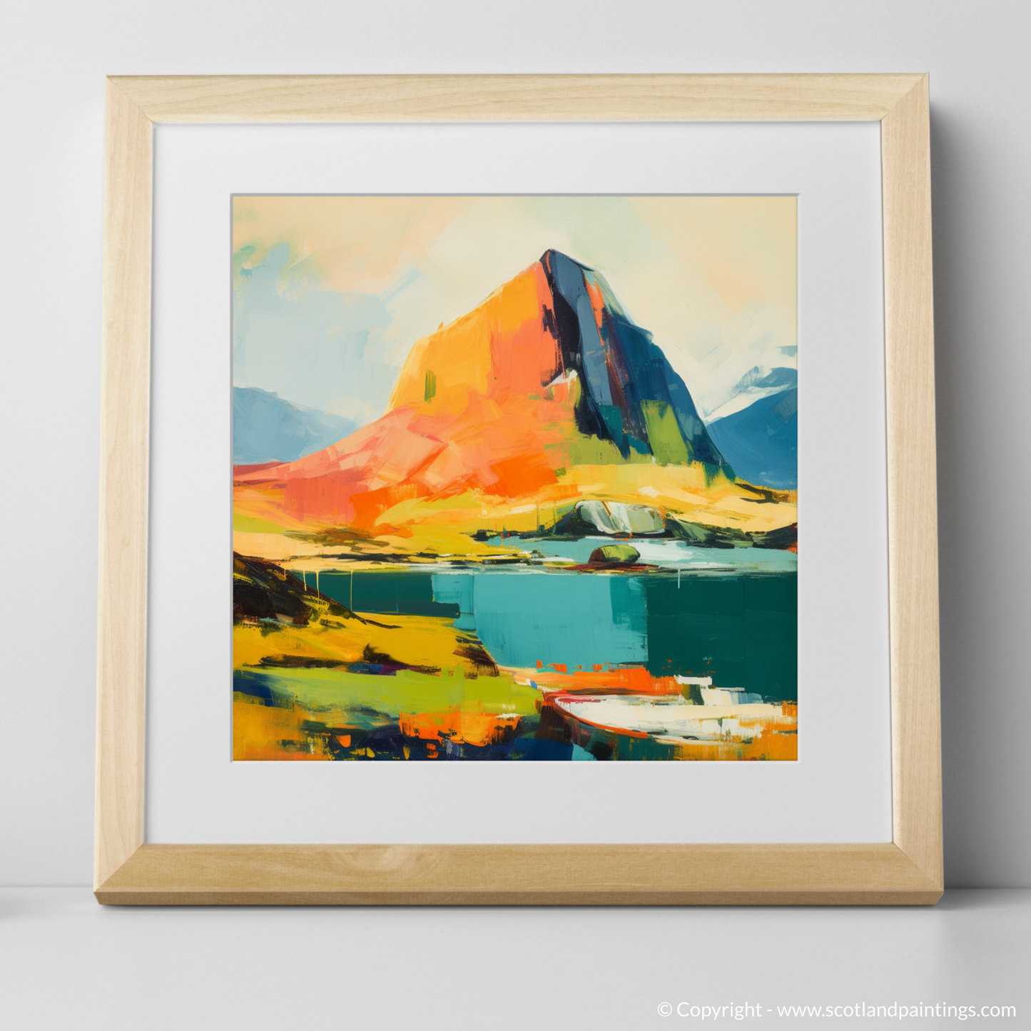 Abstract Essence of Suilven - A Scottish Mountain Rhapsody