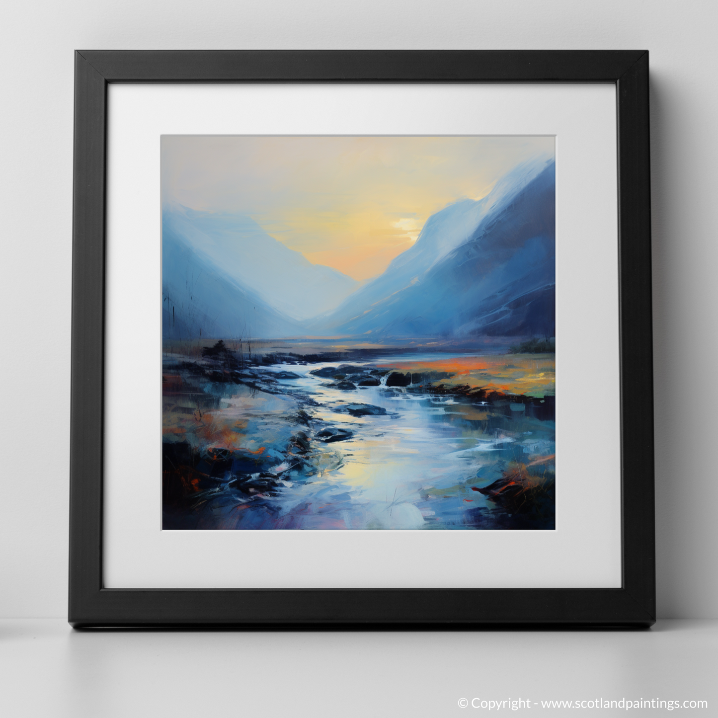 Awakening of Glencoe - An Abstract Dawn