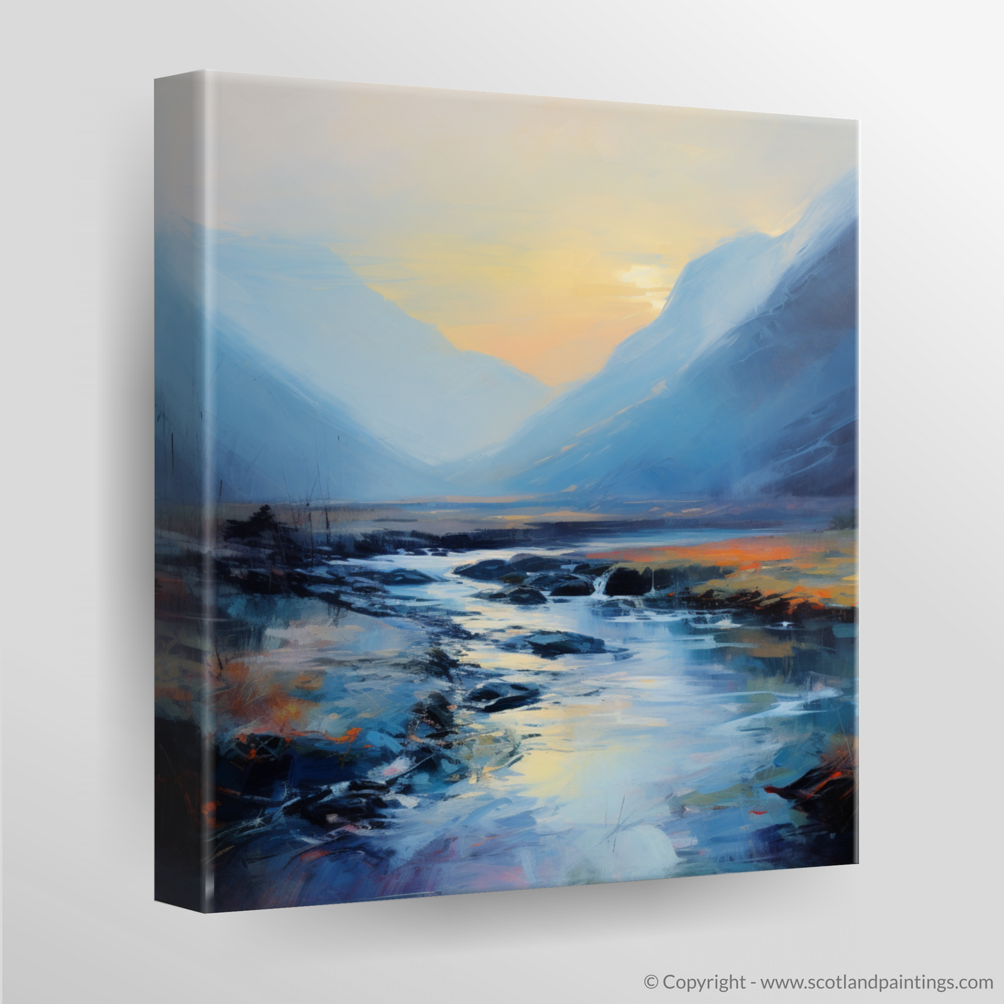 Awakening of Glencoe - An Abstract Dawn