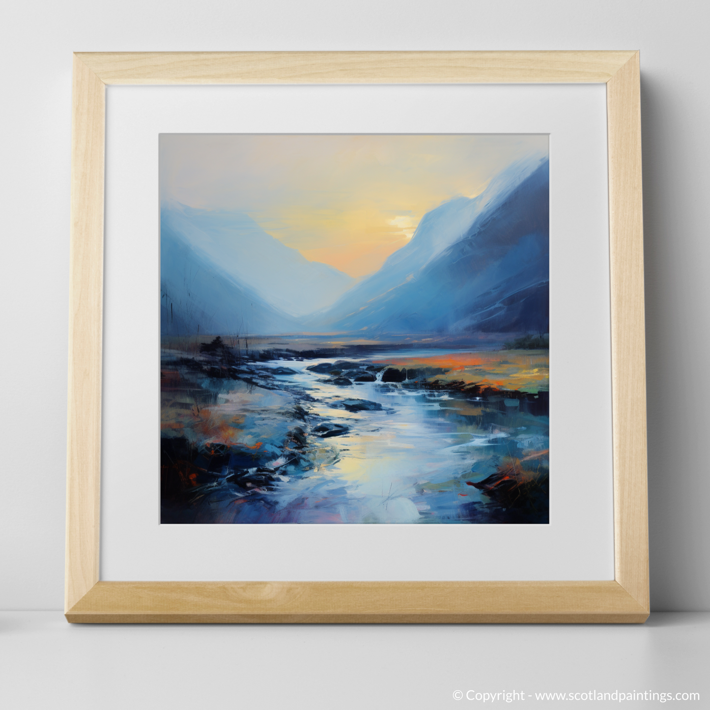 Awakening of Glencoe - An Abstract Dawn