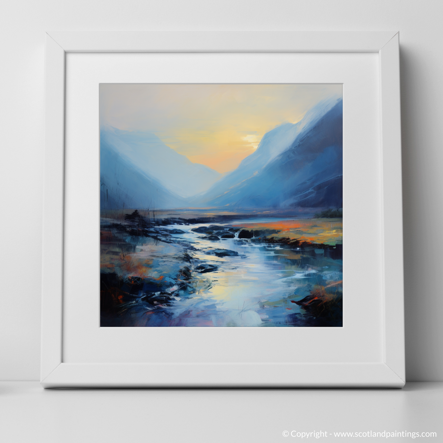 Awakening of Glencoe - An Abstract Dawn