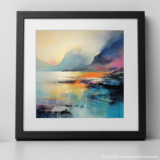 Abstract Essence of Elgol Bay: A Scottish Cove Reimagined
