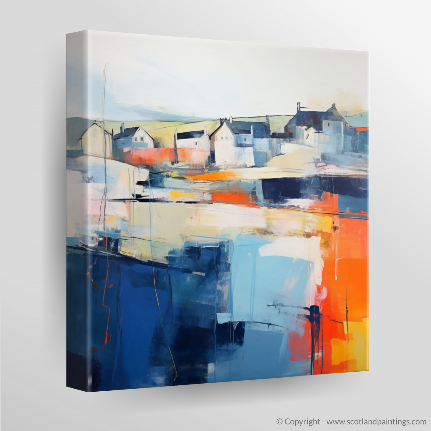 Harbour Hues: An Abstract Ode to Cullen Moray