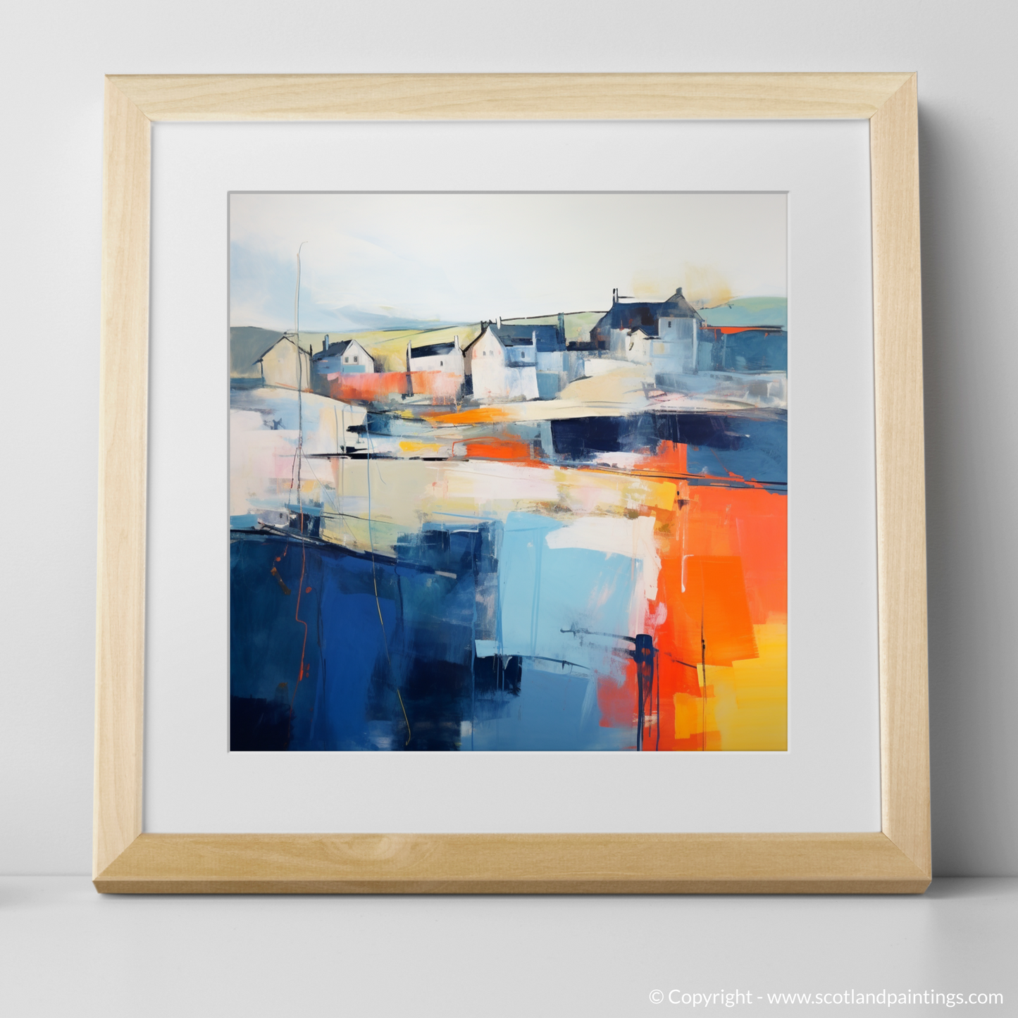 Harbour Hues: An Abstract Ode to Cullen Moray