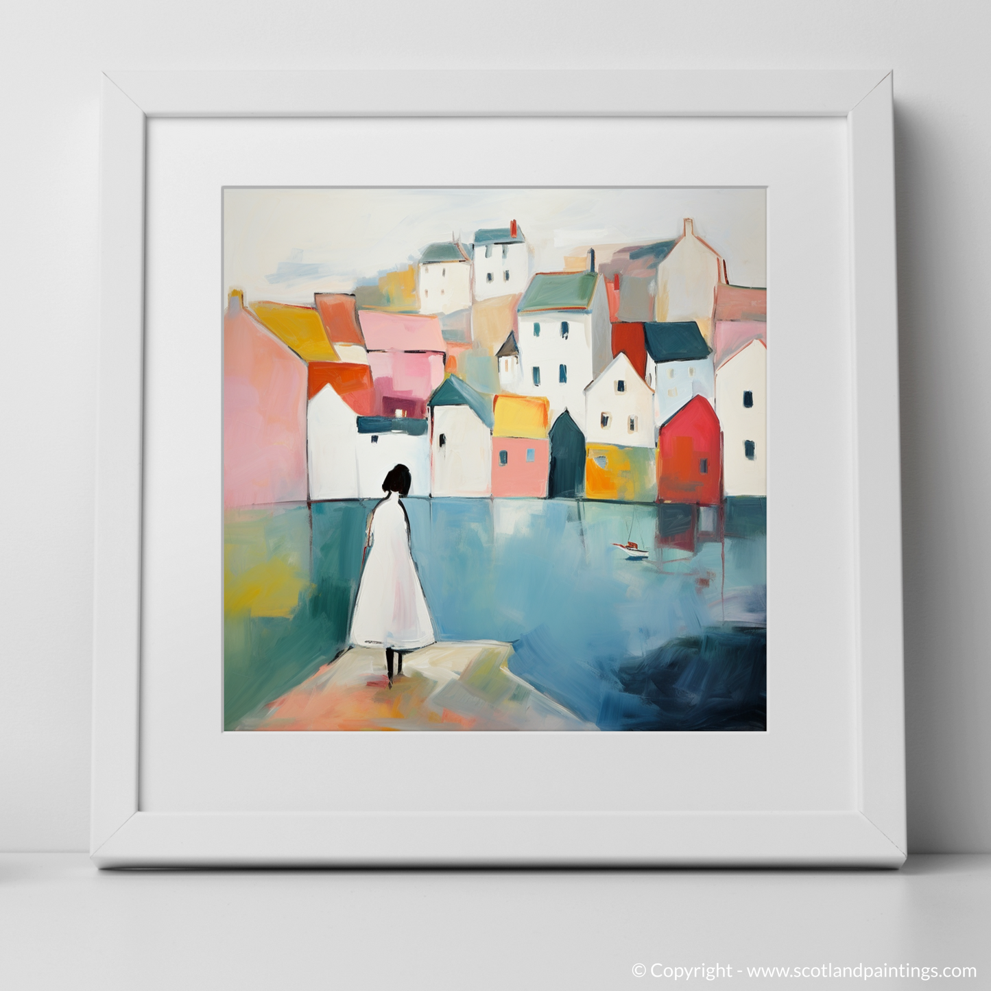 Harbour Haven: An Abstract Gaze from Portree's Edge