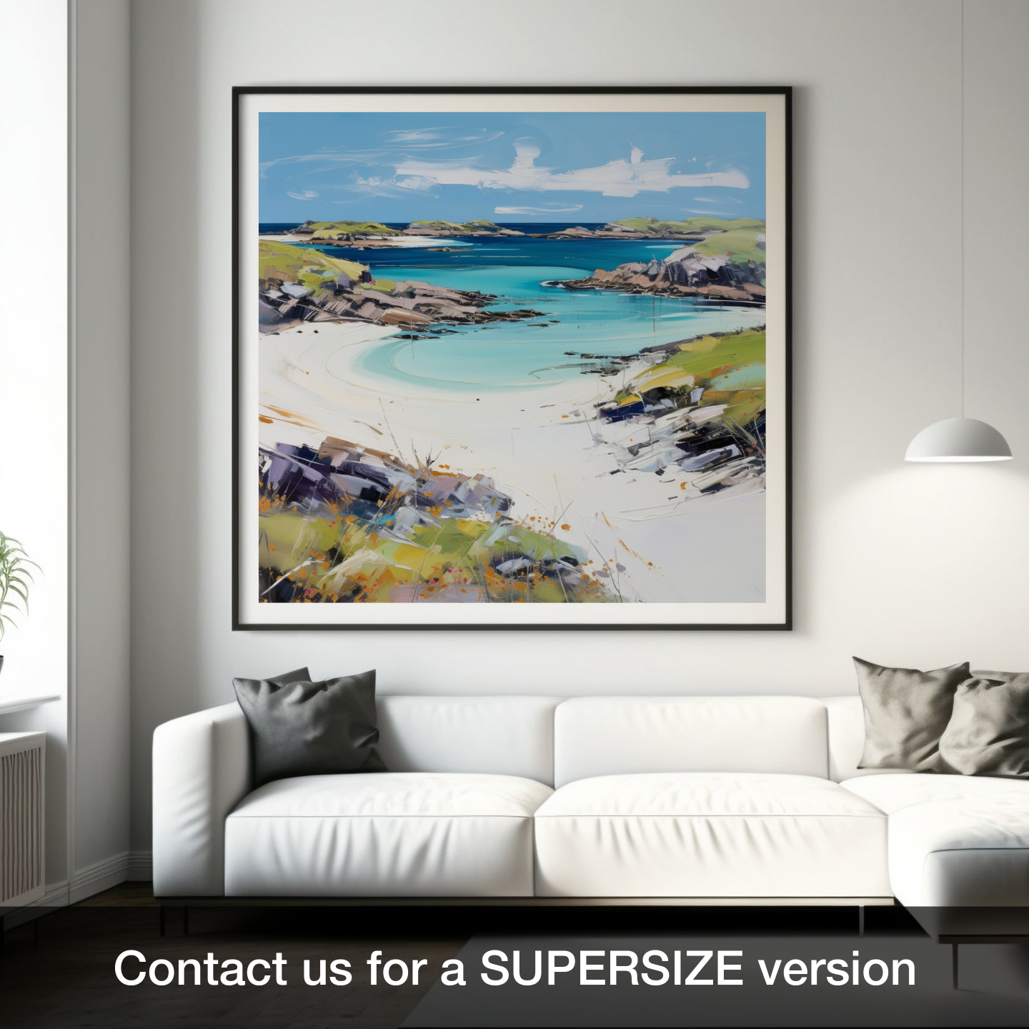 Achmelvich Bay Reverie: An Abstract Scottish Seascape