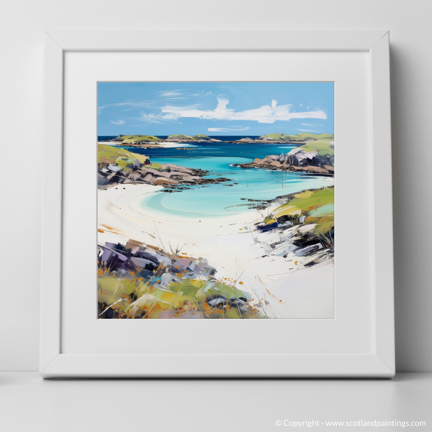 Achmelvich Bay Reverie: An Abstract Scottish Seascape