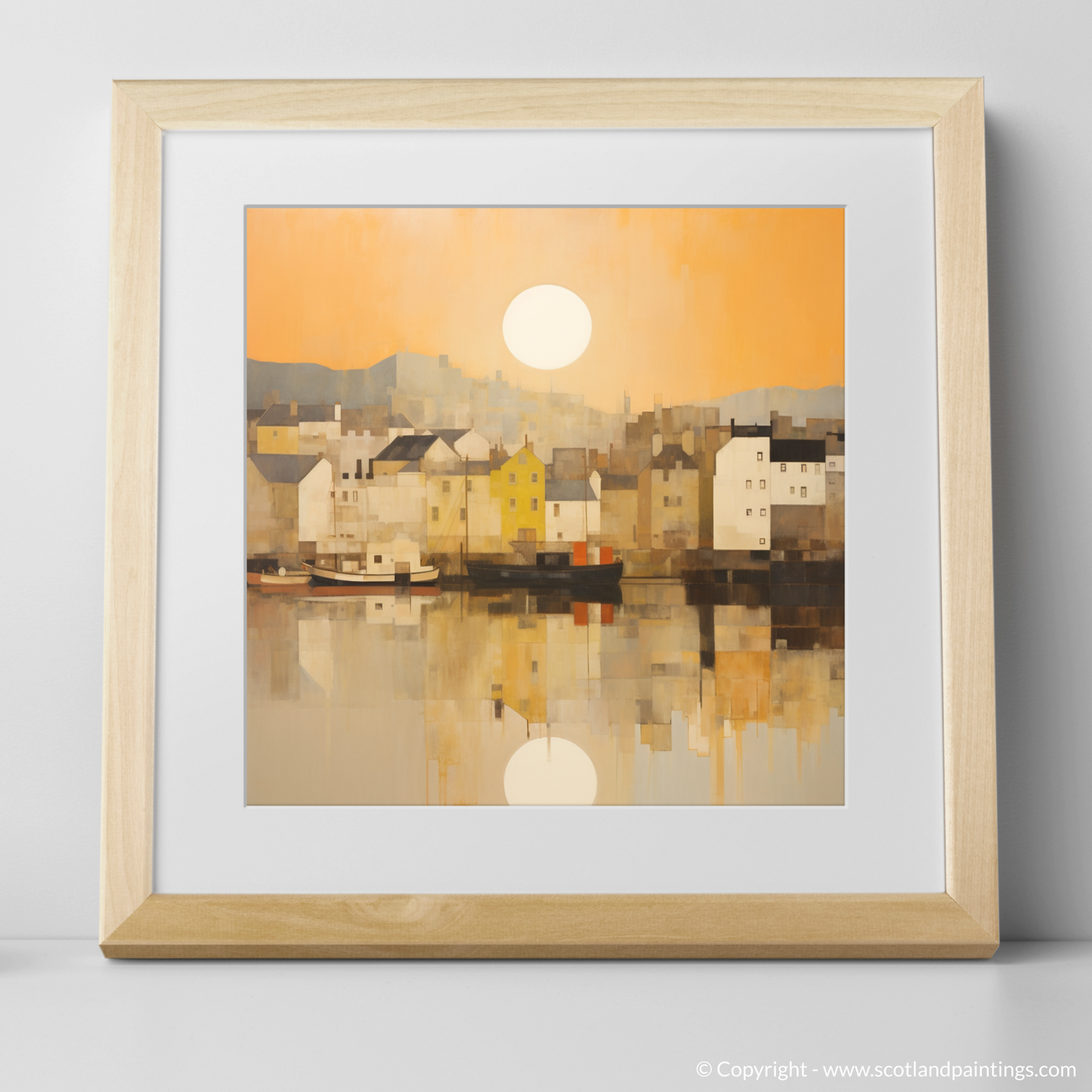 Golden Serenity of Oban Harbour