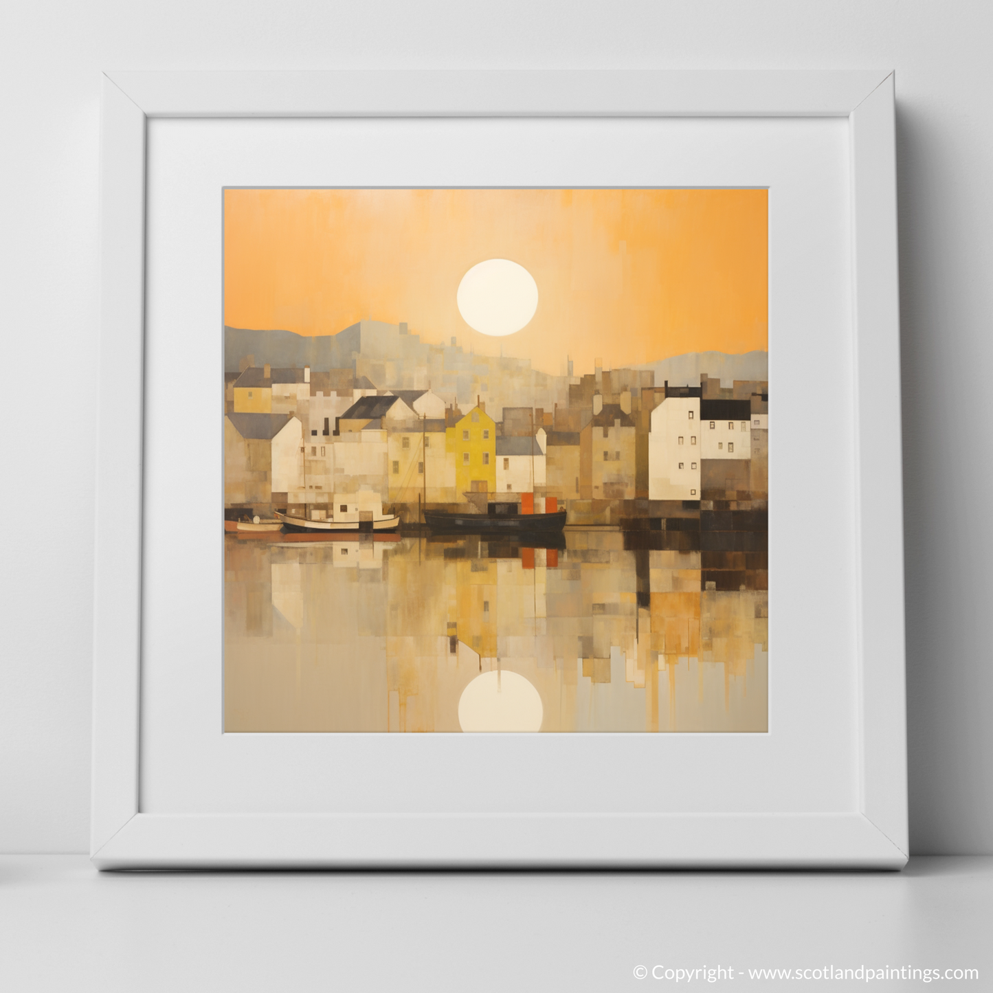 Golden Serenity of Oban Harbour