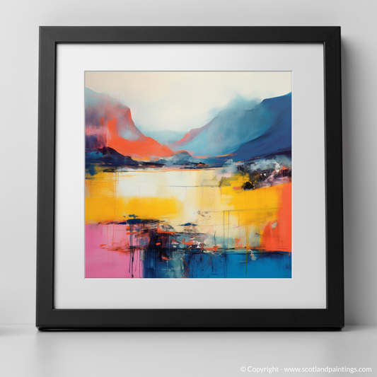 Ullapool Essence: Abstraction of Scottish Sunset and Highland Blues