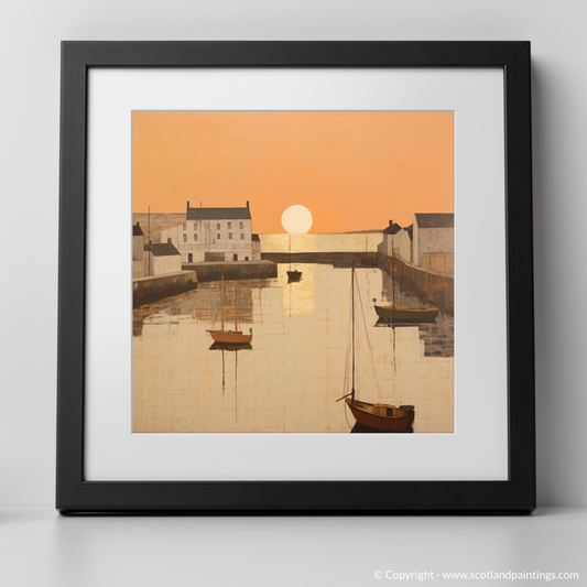 Golden Hour Serenity at Eyemouth Harbour