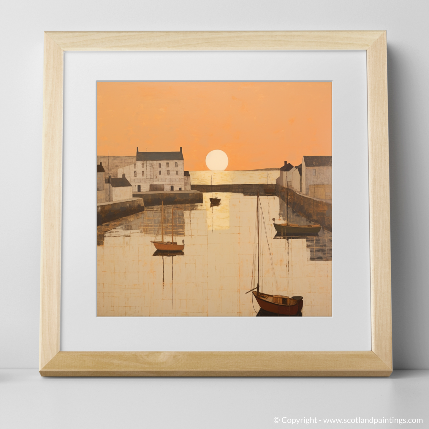 Golden Hour Serenity at Eyemouth Harbour