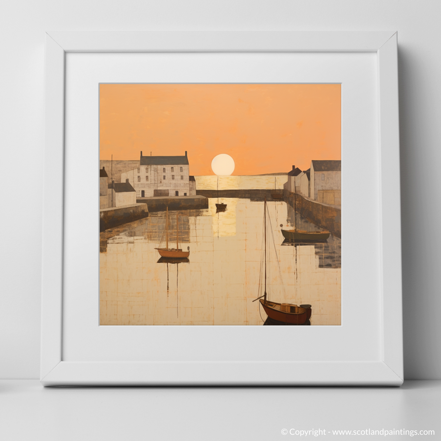 Golden Hour Serenity at Eyemouth Harbour